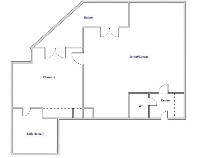 T2 43m2, balcon de 8 m², garage boxé - Villeurbanne Gratte-Ciel - Photo 10