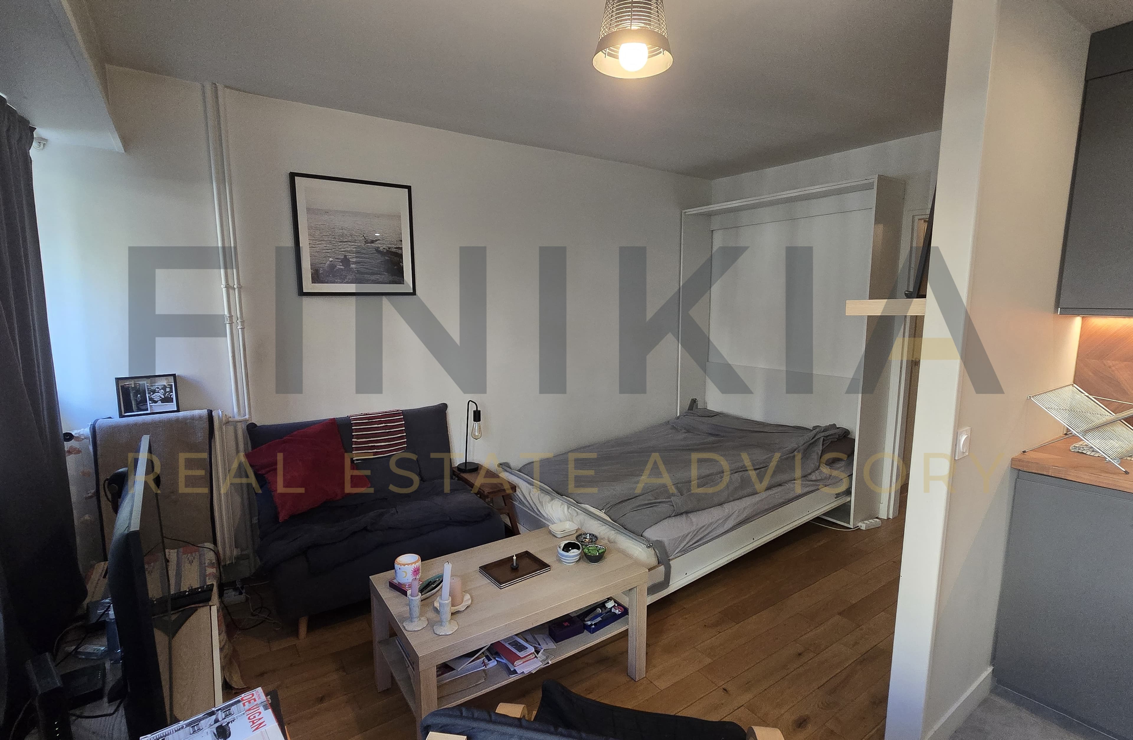 Studio loué meublé, 26,71 m², 2e étage avec ascenseur, cave - Photo 5