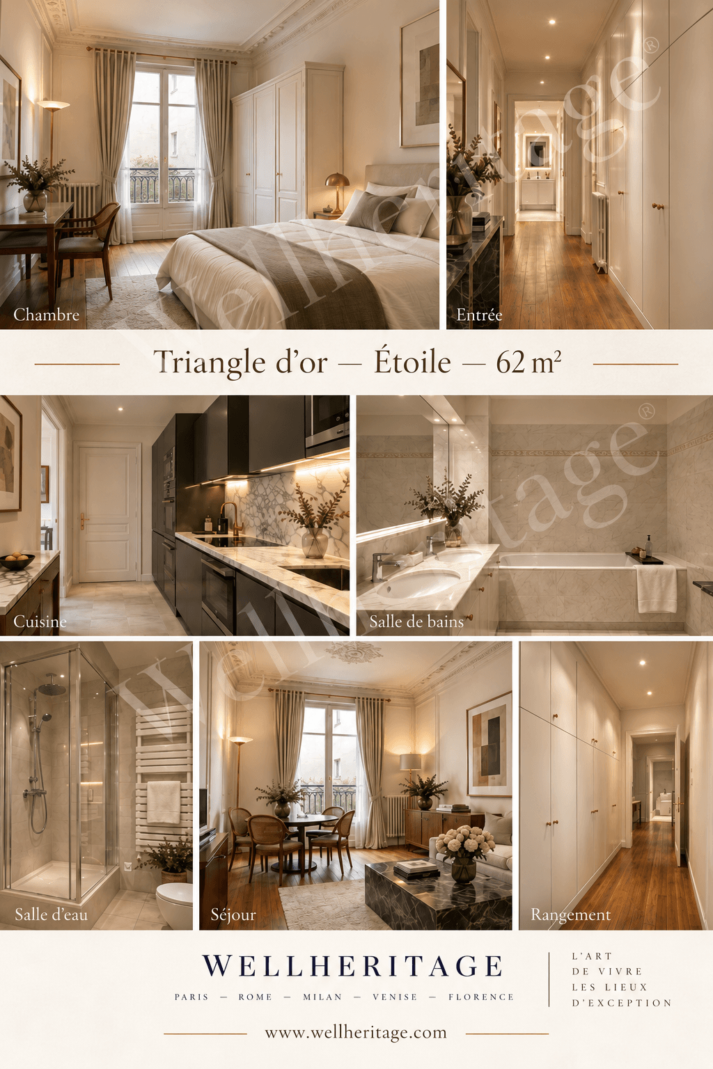Triangle d'Or-Etoile-appartement 62 m2 - Photo 2