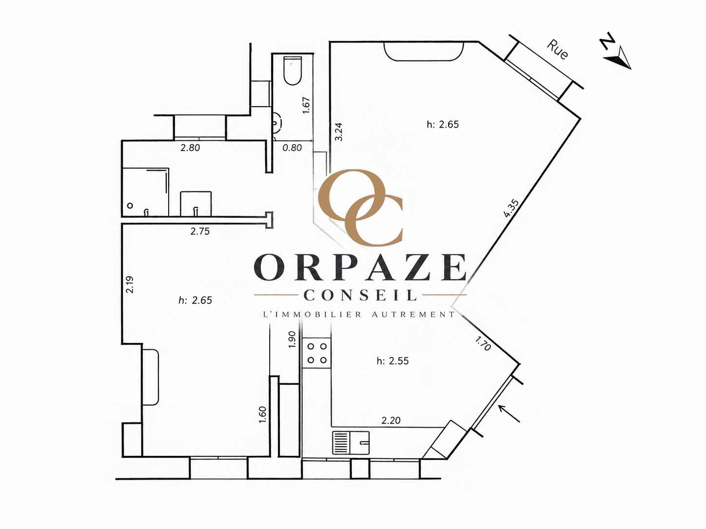 Vente appartement 2 Pièces 47,81m² Paris XVIIe - Villa Niel - Photo 9