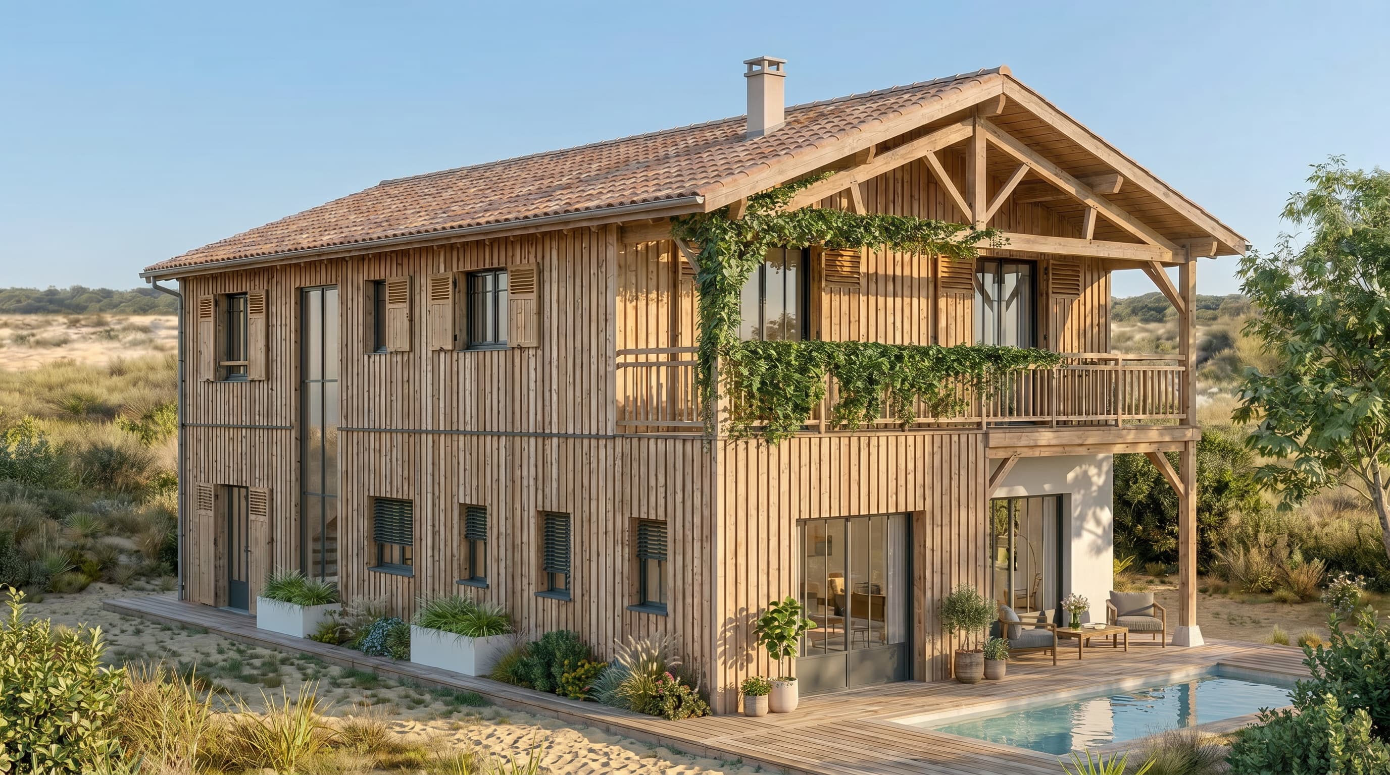 Contis plage - Maison 140m2 en pieds de dune - Photo 2