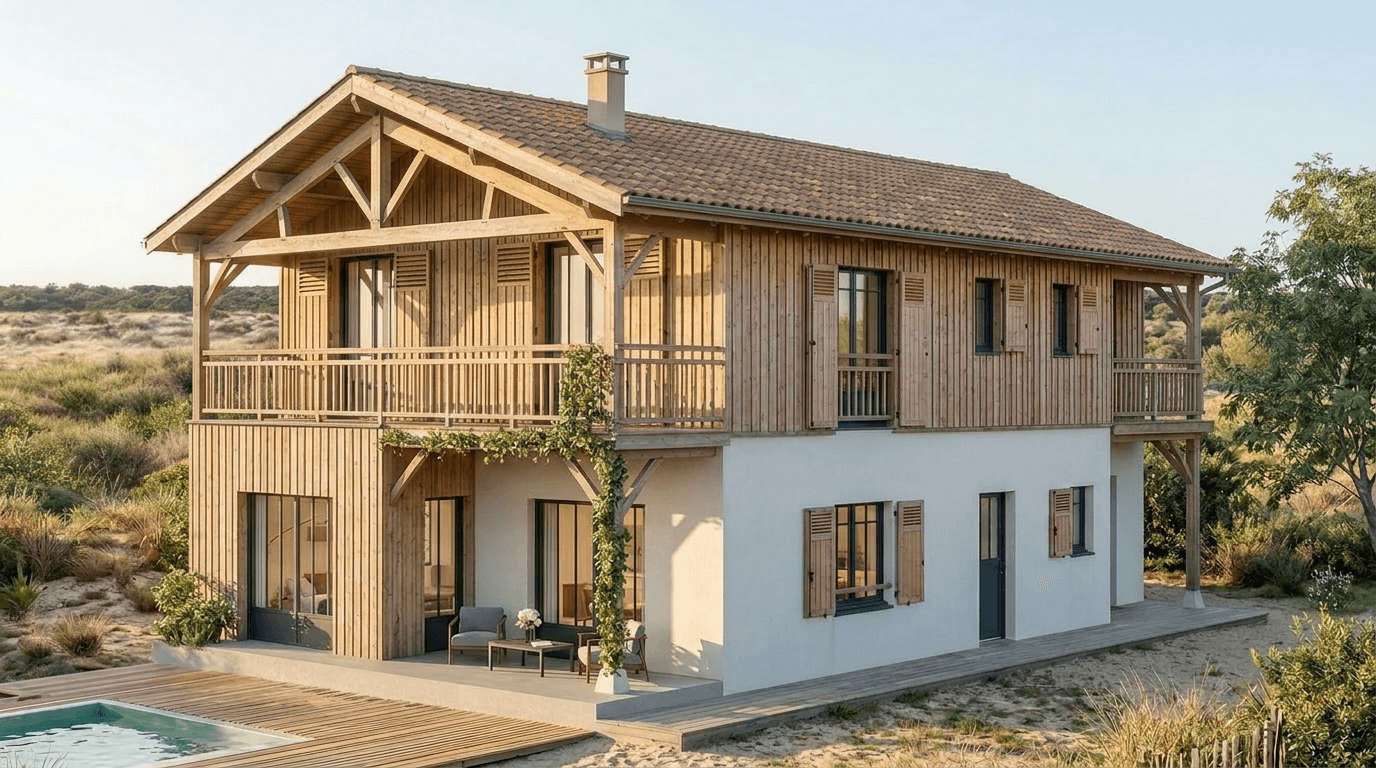 Contis plage - Maison 140m2 en pieds de dune - Photo 2