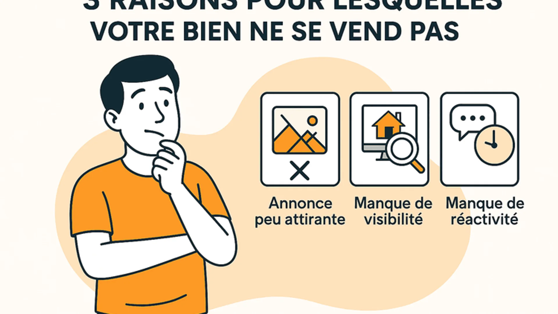 3 raisons pour lesquelles votre bien ne se vend pas (et ce n’est pas à cause du prix)